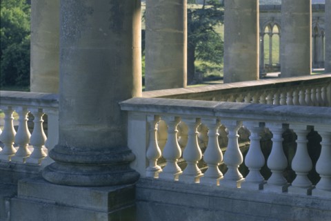 Colonnade at Witley Court, Great Witley, Worcestershire, 1996