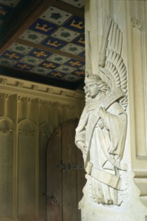 Angel in St Nicholas' Chapel, Carisbrooke Castle, Isle of Wight, 1997