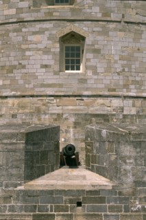 Gun embrasure at Calshot Castle, Hampshire, 1995