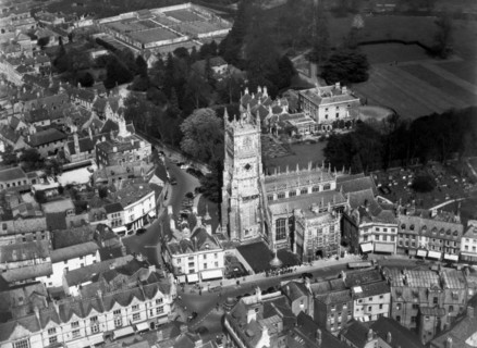 The church of St John the Baptist, Cirencester, Gloucestershire, 1952
