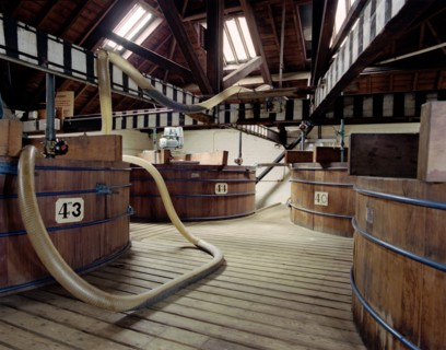 Vats at Sarsons Vinegar Factory, Stourport, Worcestershire, 2000