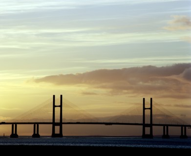 The new Severn Bridge, Pilning, Avon, 2001
