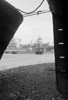 View of the River Thames and the City of London, c1945-c1965