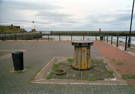 A capstan in the harbour, Maryport, Cumbria, 1999