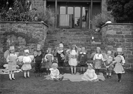 A children's party, Hellidon House, Northamptonshire, 1904