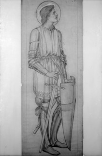 Stained glass cartoon by JH Dearle, 1921