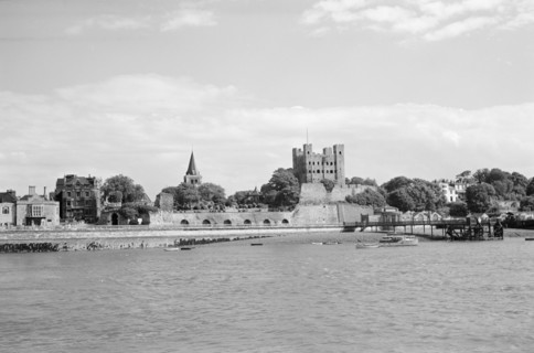 The waterfront at Rochester, Kent, c1945-c1965