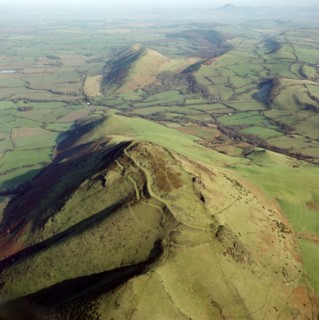 Caer Caradoc hillfort, Church Stretton, Shropshire, 2001