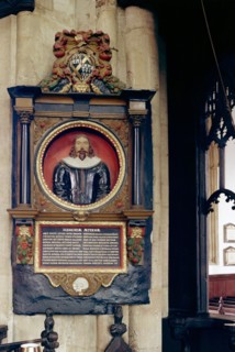 Monument to Atkinson in the church of St Mary Magdalen, Newark-on-Trent, c1965-c1969