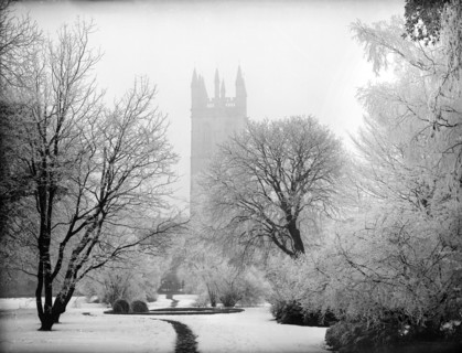 Magdalen College Bell Tower, Oxford, Oxfordshire, c1860-c1922