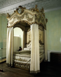 State Apartment with State Bed made in 1786, Audley End House, Essex, 1986