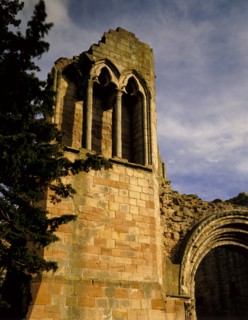 West front, Lilleshall Abbey, Shropshire, 1990