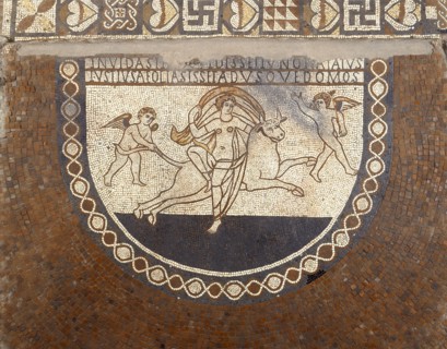 Mosaic floor, Lullingstone Roman Villa, Eynsford, Kent, 1991