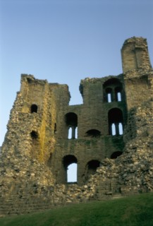 The keep, Scarborough Castle, North Yorkshire, 1989