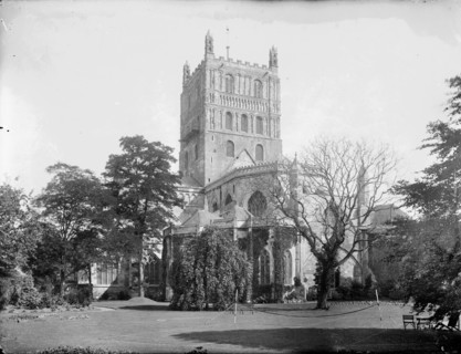 Tewkesbury Abbey, Tewkesbury, Gloucestershire, c1860-c1922