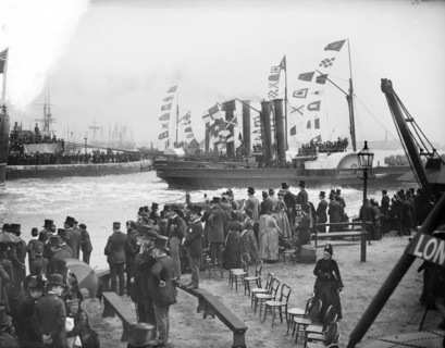 HMS 'Sans Pareil', Poplar, London,c1860-c1922