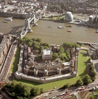Tower of London, Tower Bridge and the Greater London,  Authority offices, London, 2002 Artist