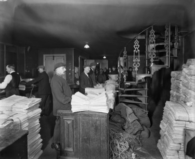 Delivering the News, The Morning Post, London, November 1920