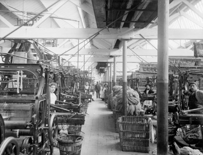 Early Blanket Factory, Witney, Oxfordshire, 1898