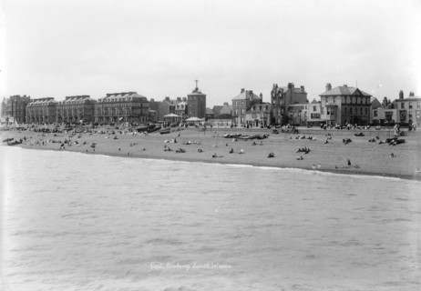 The beach at Deal, Kent, 1890-1910