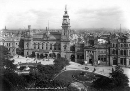 Atkinson Free Library, Southport, Lancashire, 1890-1910
