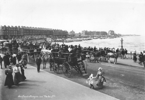 Carriages at Margate, Kent, 1890-1910