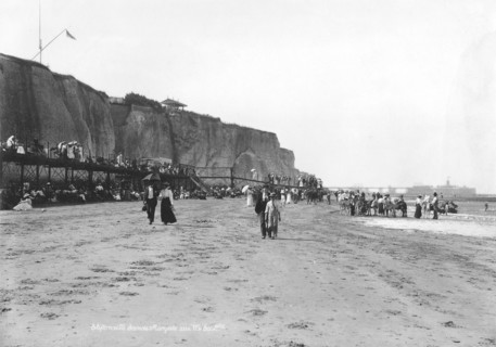 Donkey rides at Cliftonville, Margate, Kent, 1890-1910