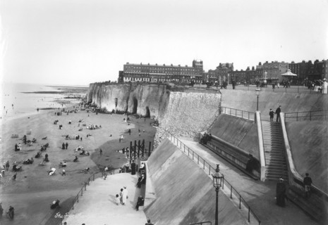 The beach at Margate, Kent, 1890-1910