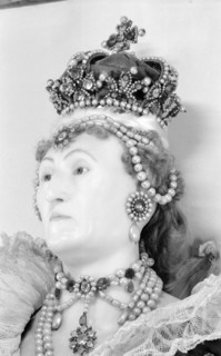 Royal funeral effigy of Queen Elizabeth I, Westminster Abbey, London, 1945-1980