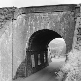 Bollington Aqueduct, Macclesfield Canal, Cheshire, 1945
