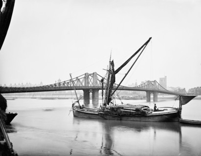 Lambeth Bridge, Lambeth, London, c1870-1900