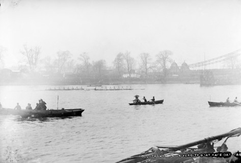 River Thames, Hammersmith, London, c1870-1900