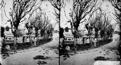 Churchyard, All Saints Church, Fulham, London, c1870-1900
