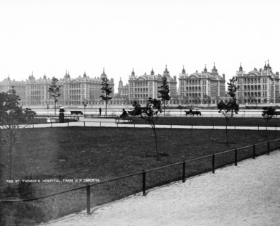 St Thomas' Hospital, Lambeth Palace Road, Lambeth, London, c1871-1900