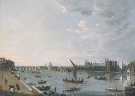 'Lambeth Palace from Horseferry', c1750. Artist: Unknown