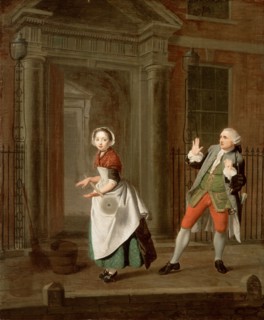 'A City Shower', c1764. Artist: Edward Penny