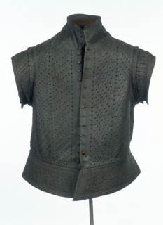 A youth's brown leather jerkin, c1555-c1565. Artist: Unknown