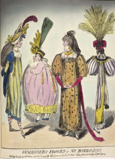 A caricature of late 18th century fashion, 1795. Artist: Unknown