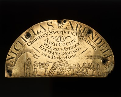 Nightman's plaque, 18th century. Artist: Unknown