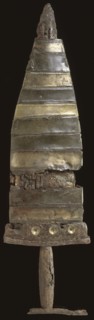 Prehistoric dagger and scabbard, c550-c450 BC. Artist: Unknown
