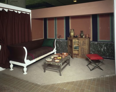 Roman dining room, c300 AD. Artist: Unknown