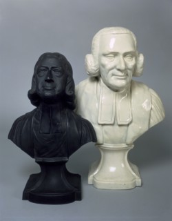 Busts of George Whitefield and John Wesley. Artist: Unknown