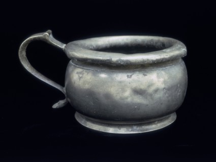 Pewter chamber pot, 18th century. Artist: Unknown