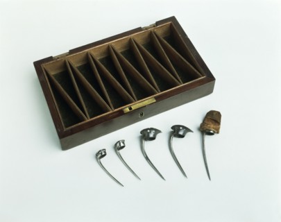 Spurs for cockfighting, 18th century. Artist: Unknown