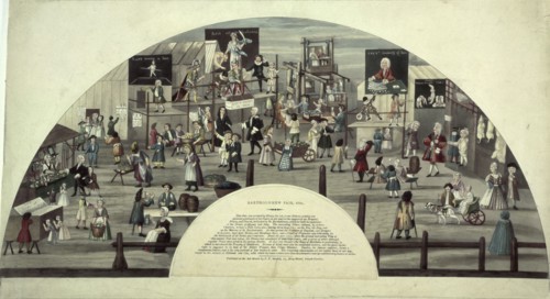 A scene of Bartholomew Fair, 18th century. Artist: Unknown