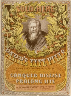 Poster advertising Parr's Life Pills, 19th century. Artist: Unknown