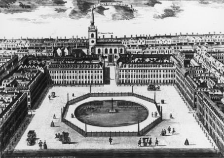 St James's Square, London, c1725. Artist: Sutton Nicholls