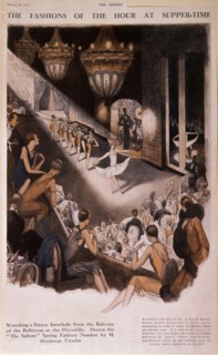 'The Fashions of the Hour at Suppertime', 1926. Artist: H Hookway Cowles