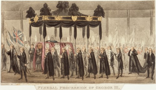 'Funeral Procession of George III', 1820. Artist: Unknown
