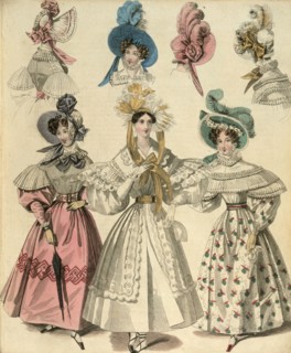 Newest London and Paris fashions, (c1830-c1840?). Artist: Unknown
